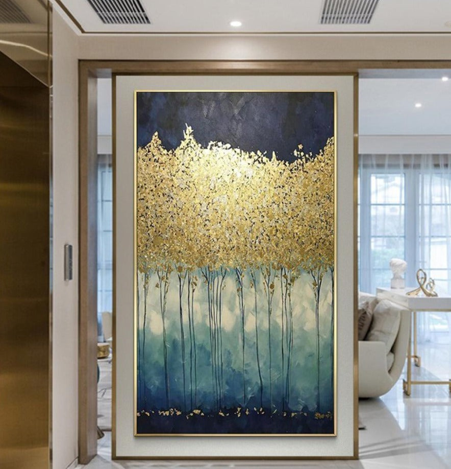 Golden Rainforest  Wall Art