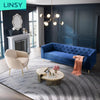 Modern Nordic Fabric Living Room Furniture Hotel Wedding Tufted Sofa Set