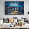 Starry Night Van Gogh Oil Paint Wall Art